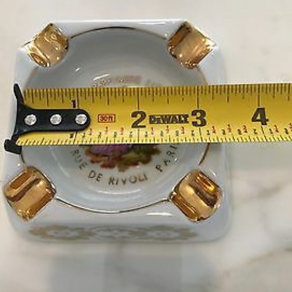 PARFUMERIE LIZ PORCELAINE DE LIMOGES ASHTRAY - Picture 14 of 15